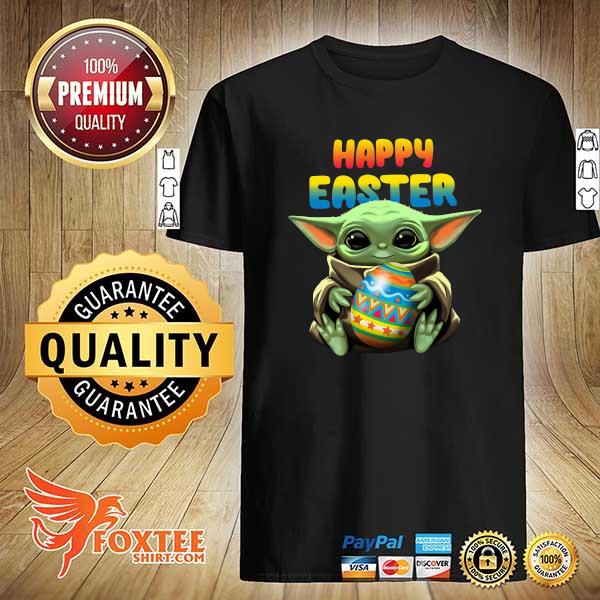 Baby Yoda Hug Happy Easter Shirt