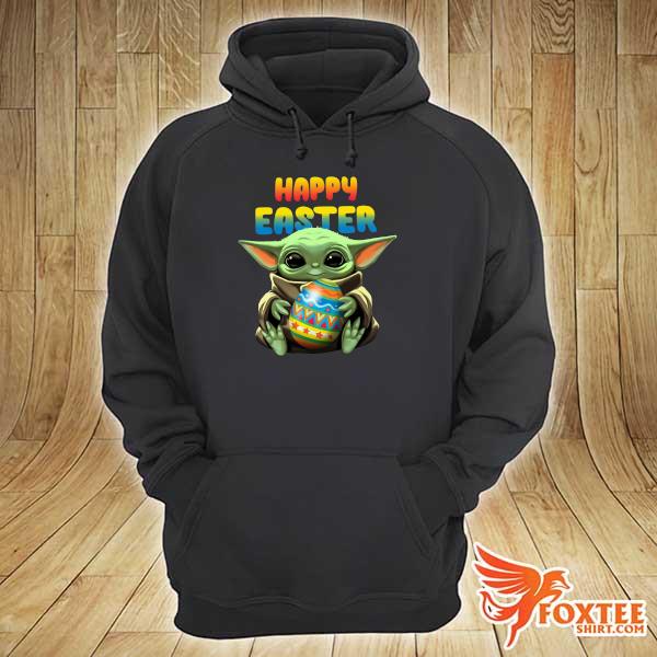 Baby Yoda Hug Happy Easter Shirt hoodie