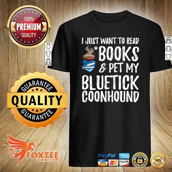 Bluetick Coonhound Avid Book Reader T Shirt Of Dog Mom shirt