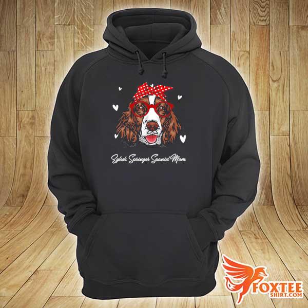 English Springer Spaniel Mom Leopard Print Dog Lovers Mother hoodie