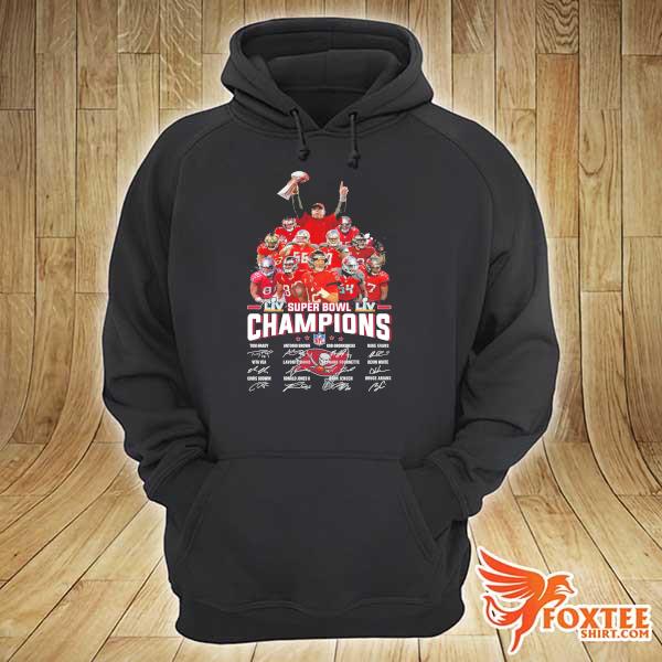 Super Bowl Champions Nfl Tampa Bay Buccaneers Signatures Shirt hoodie