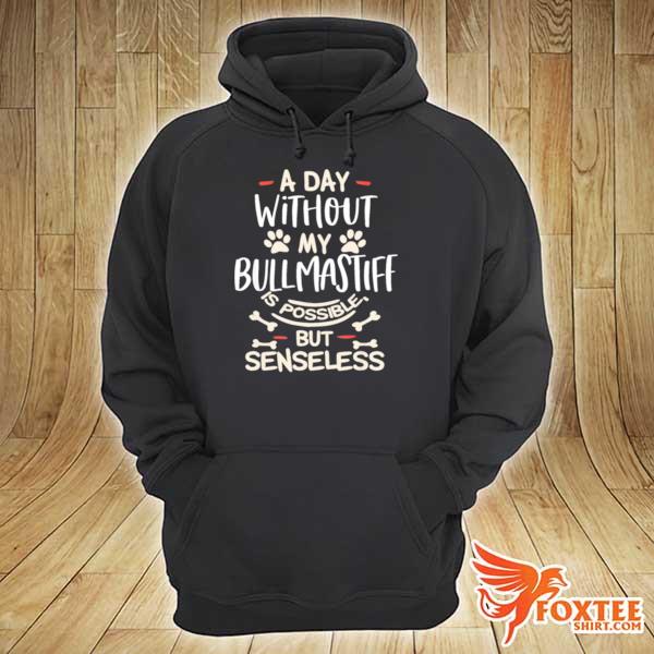 A day without my bullmastiff Is possible but senseless s hoodie