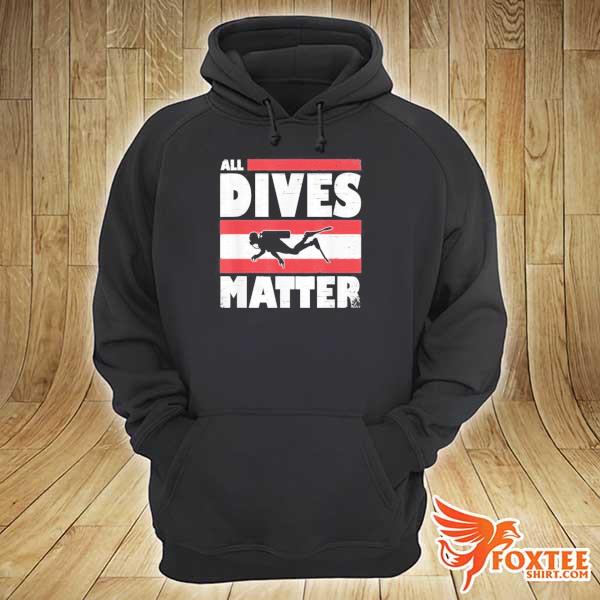 All dives matter deep sea scuba diving diver design s hoodie