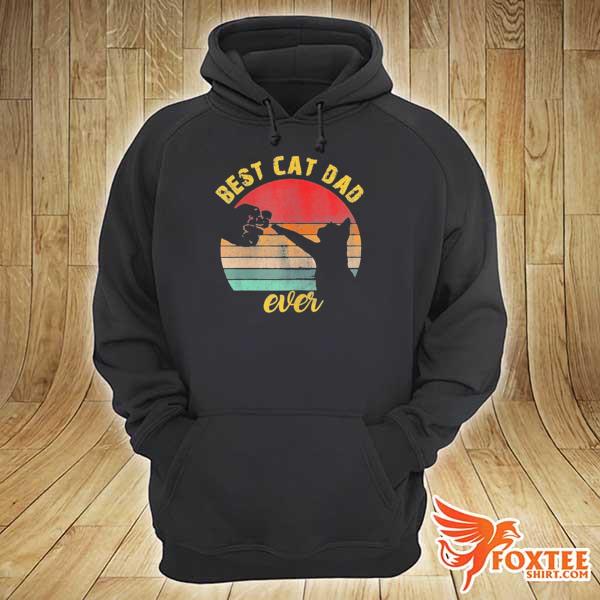 Best cat dad ever vintage 2021 s hoodie