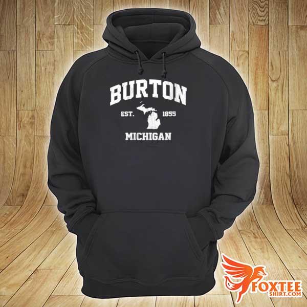 Burton Michigan MI vintage state Athletic s hoodie