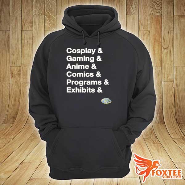 Cosplay gaming anime comics programs exhibits s hoodie