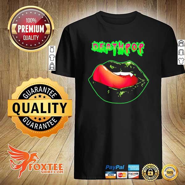 Deathpop lips colored shirt