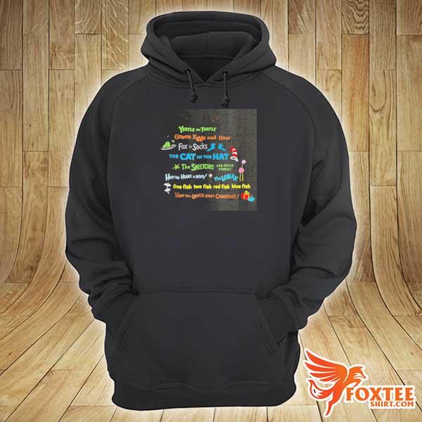 Dr. seuss book title s hoodie