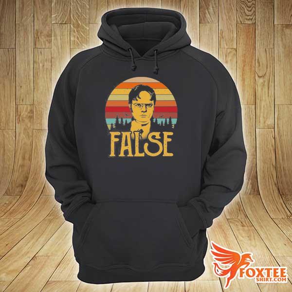 Dwight schrute false office vintage s hoodie