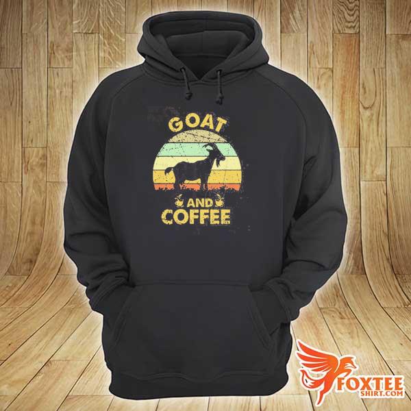 Goat and coffee vintage s hoodie