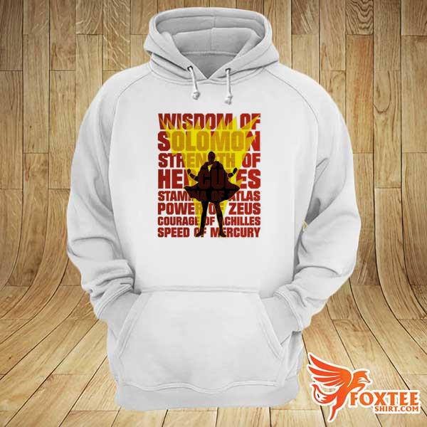 Shazam movie silhouette wisdom of solomon s hoodie