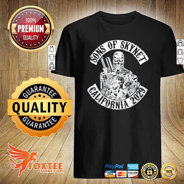 Sons of skynet California 2029 logo shirt