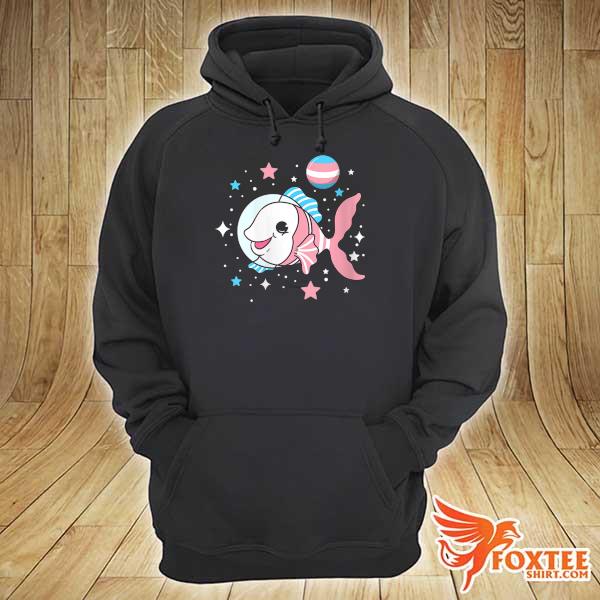 Trans Pride Fish In Space Transgender Shirt hoodie