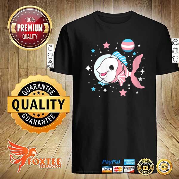 Trans Pride Fish In Space Transgender Shirt