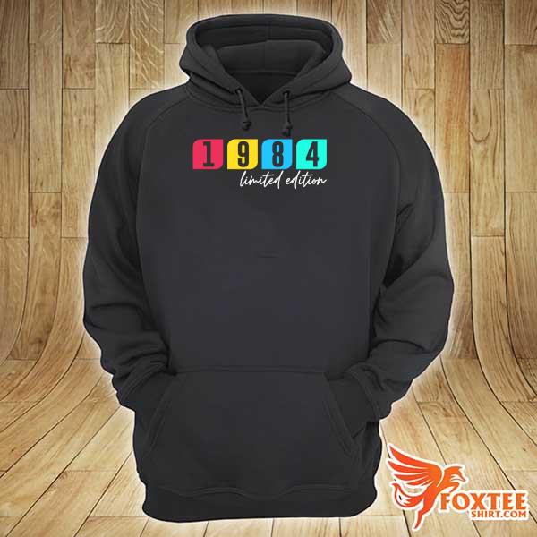 37th birthday man 37 years birthday year 1984 hoodie