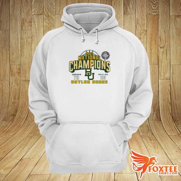 Awesome 2021 national champions gonzaga 70 baylor 86 baylor bears hoodie