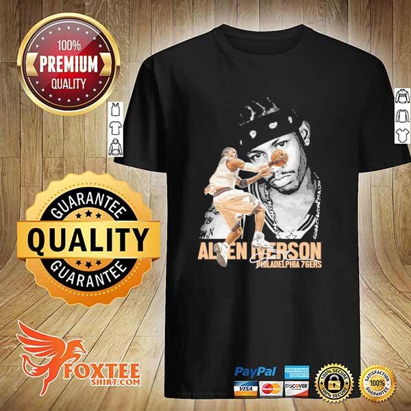 Awesome allen iverson philadelphia 76ers signature shirt