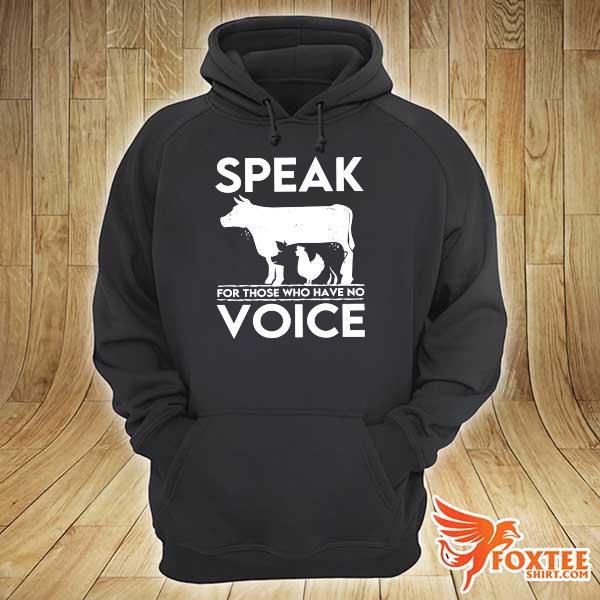 Awesome cow pig chicken speak for those who have no voice hoodie