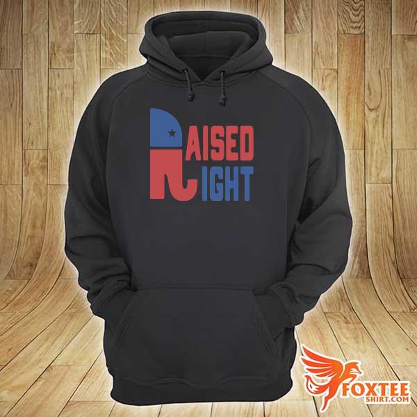 Awesome donald trump raised right hoodie