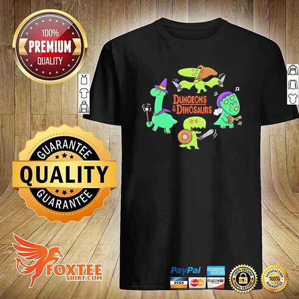 Awesome dungeons & dragons dungeons & dinos shirt