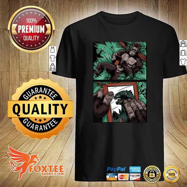 Awesome godzilla vs kong i miss you buddy shirt