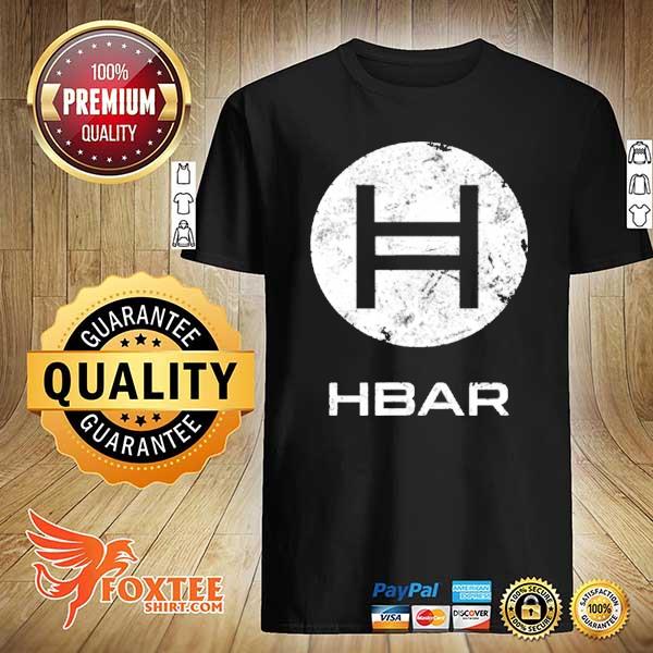 Awesome hbar crypto hedera hashgraph blockchain shirt