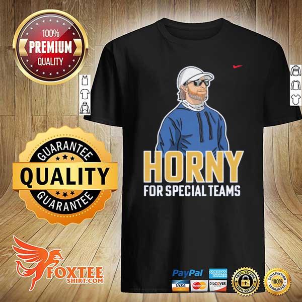 Awesome horny for special teams tee shirt