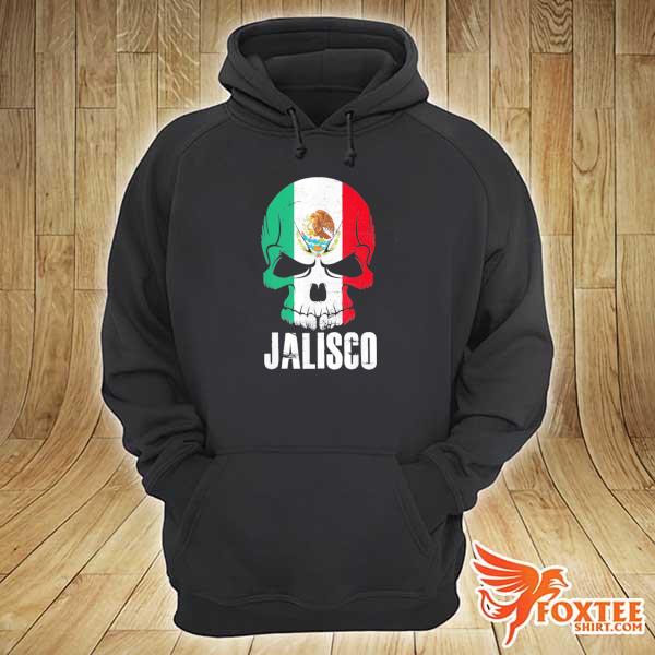 Awesome jalisco mexico mexican skull flag hoodie