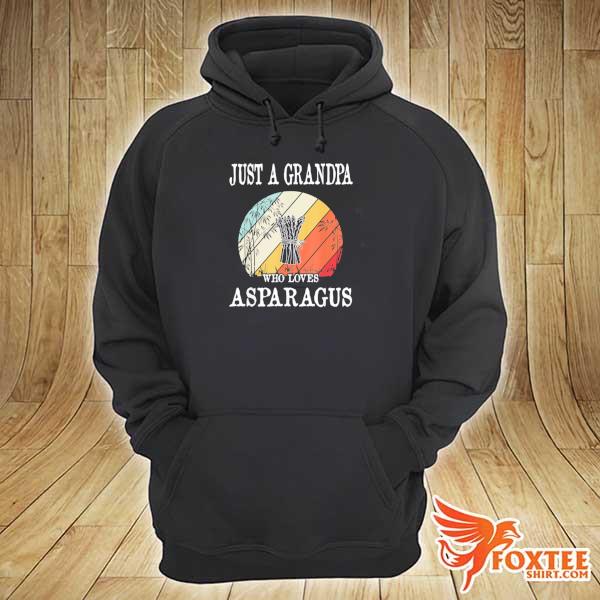 Awesome just a grandpa who loves asparagus vintage hoodie