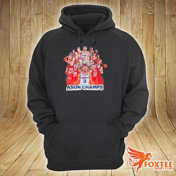 Awesome liberty 2 three-peat asun champs hoodie