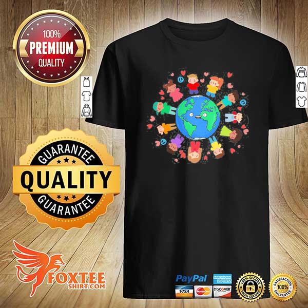 Earth day 2021 children around the world environmental shirt