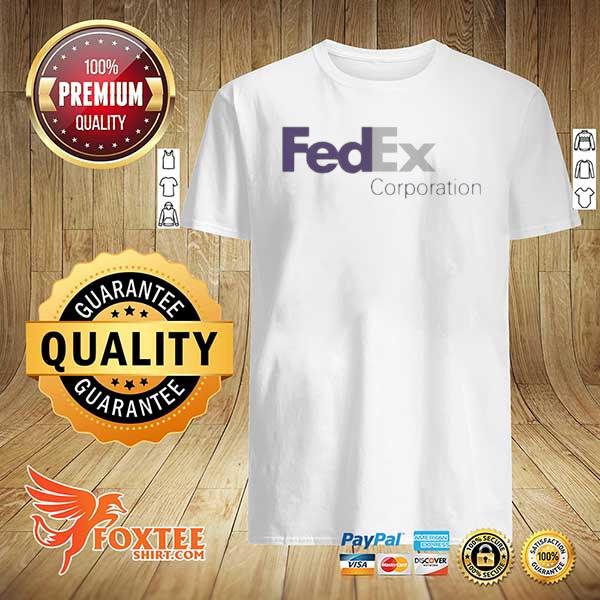 Fedex Corporation Logo Purple Shirt