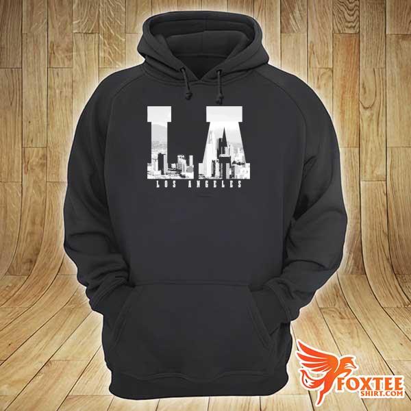 Los angeles California LA skyline pride black white vintage s hoodie