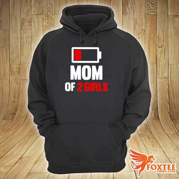 Womens Funny Mom of 2 hoodie