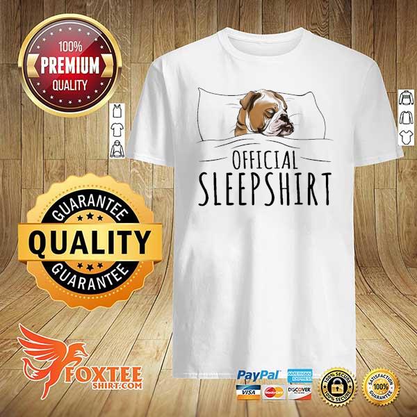 Bulldog Official Sleepshirt Pitbull Shirt