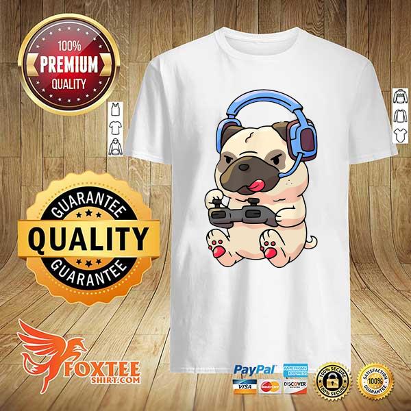 Official Gamer Pug Gaming Pugs Video Game Shirt