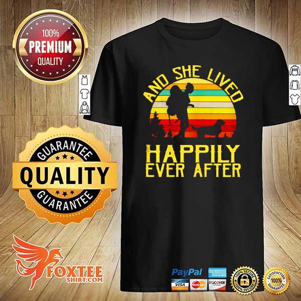 And She Lived Happily Ever After Hiking Vintage Shirt