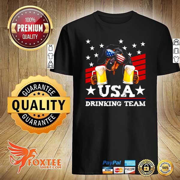 Dachshund USA Drinking Team Beer Shirt