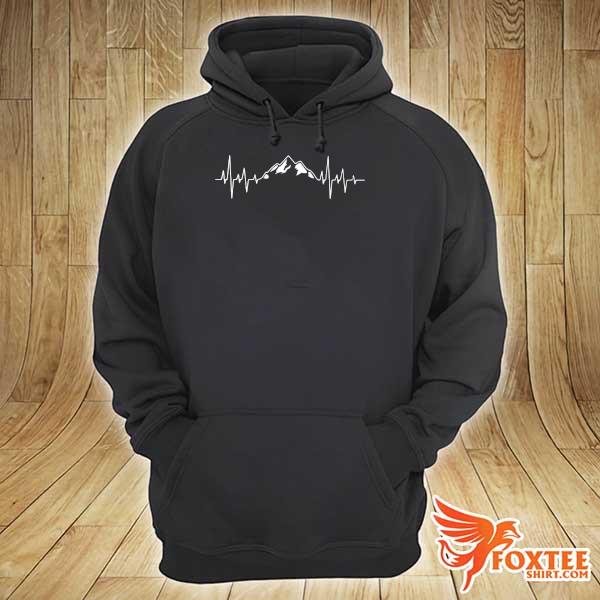 Hiking Mountains Heartbeat Shirt hoodie