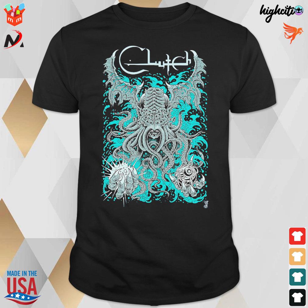 Clutch kraken tour 2022 limited editison t-shirt