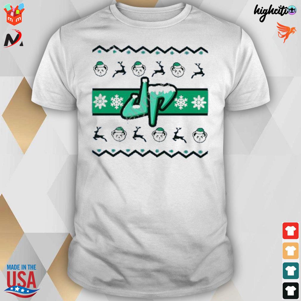 Dude perfect merch holiday panda's Christmas ugly sweater t-shirt