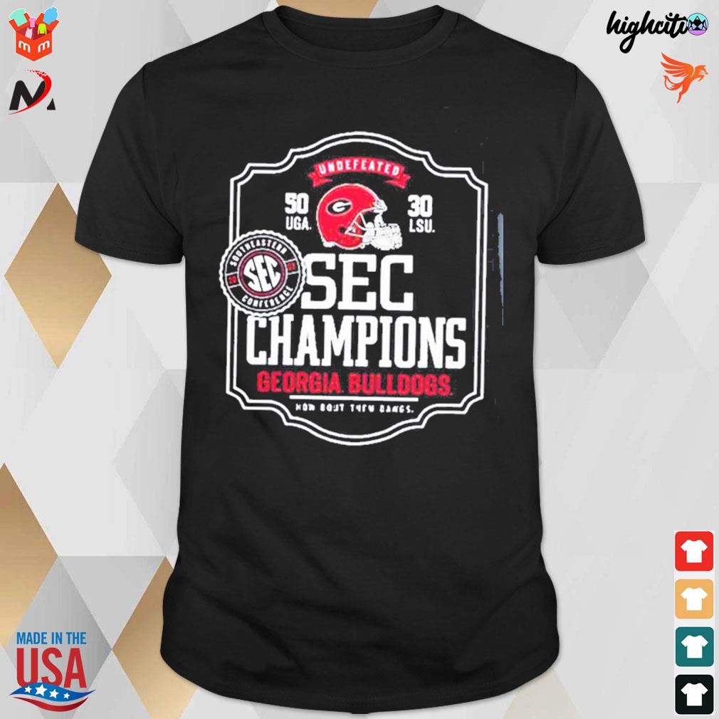 Georgia sec champions George Bulldog t-shirt