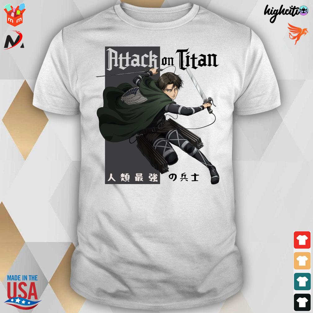Official Attack On Titan Season 4 Humanity’s Strongest Soldier T-Shirt