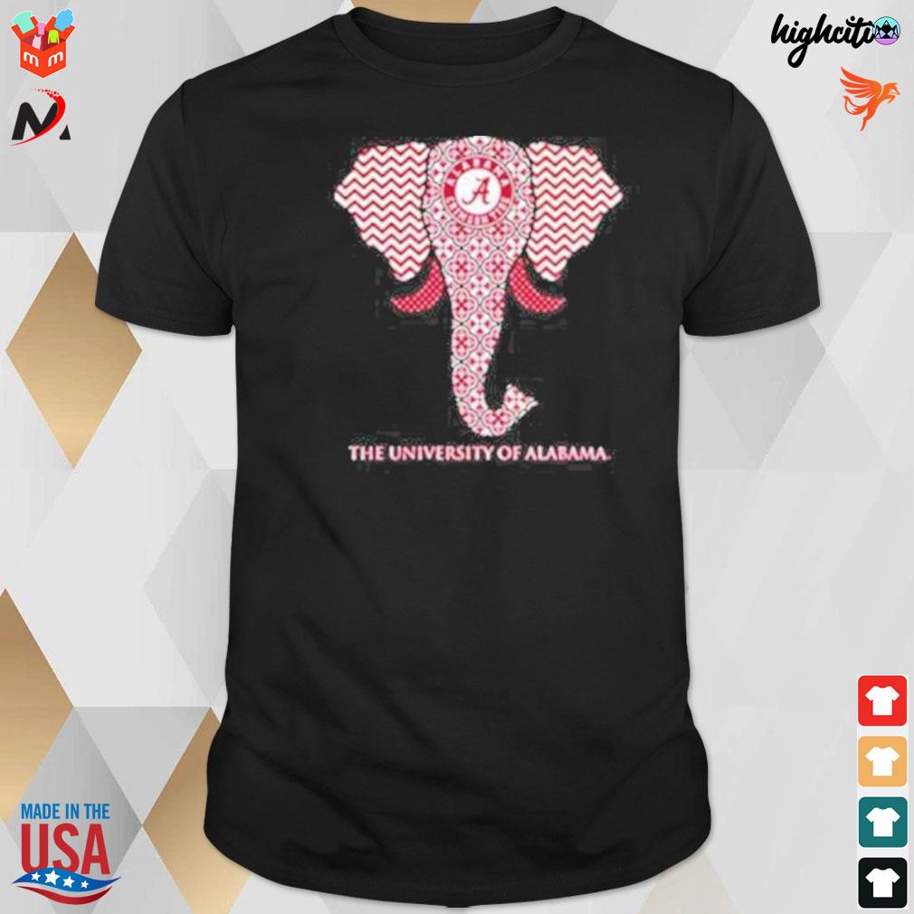 Southern couture Alabama crimson tide elephant art the university of Alabama t-shirt