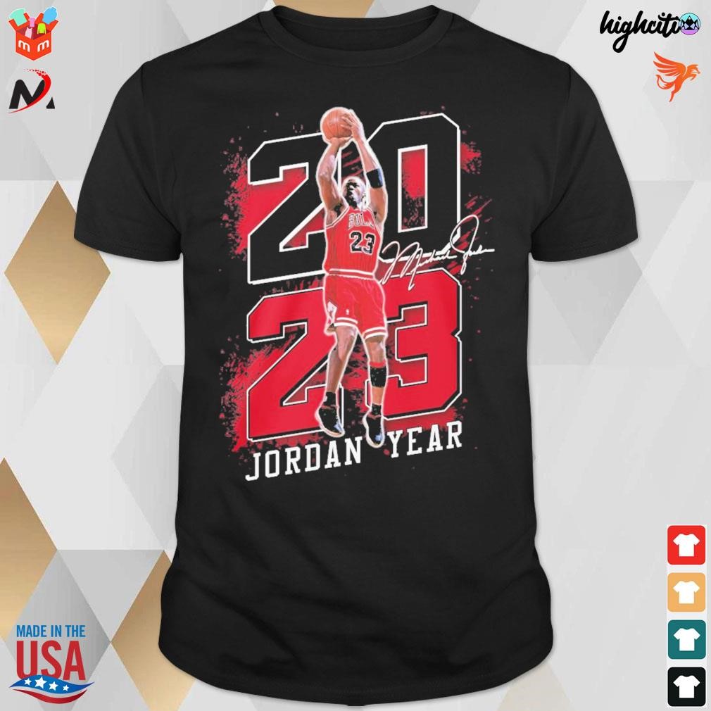 2023 Jordan year Michael Jordan signature t-shirt