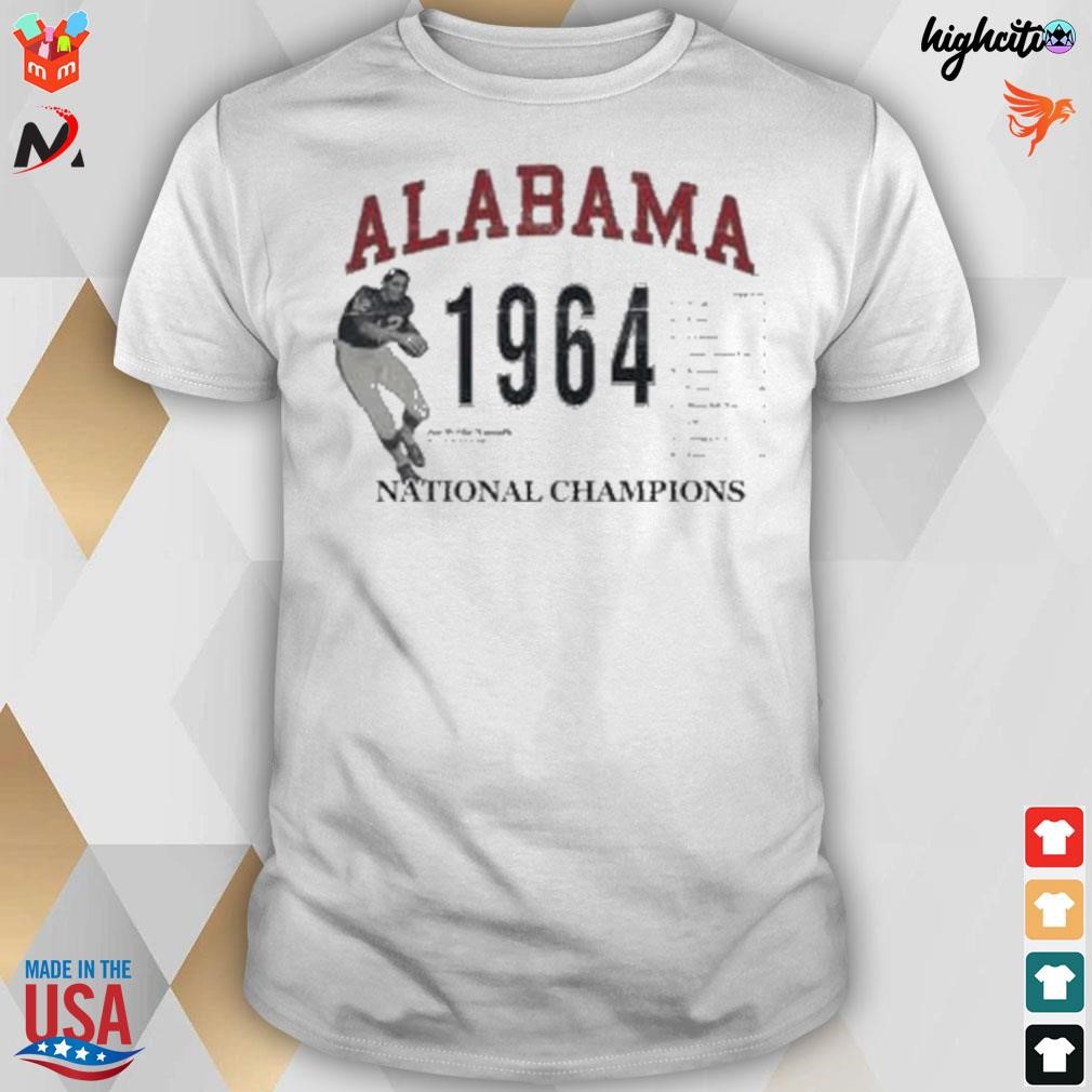 Alabama crimson tide 1964 national champions t-shirt