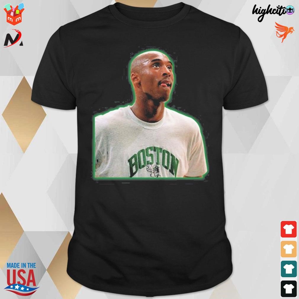 Kobe Bryant draft work out with Celtics 1996 t-shirt