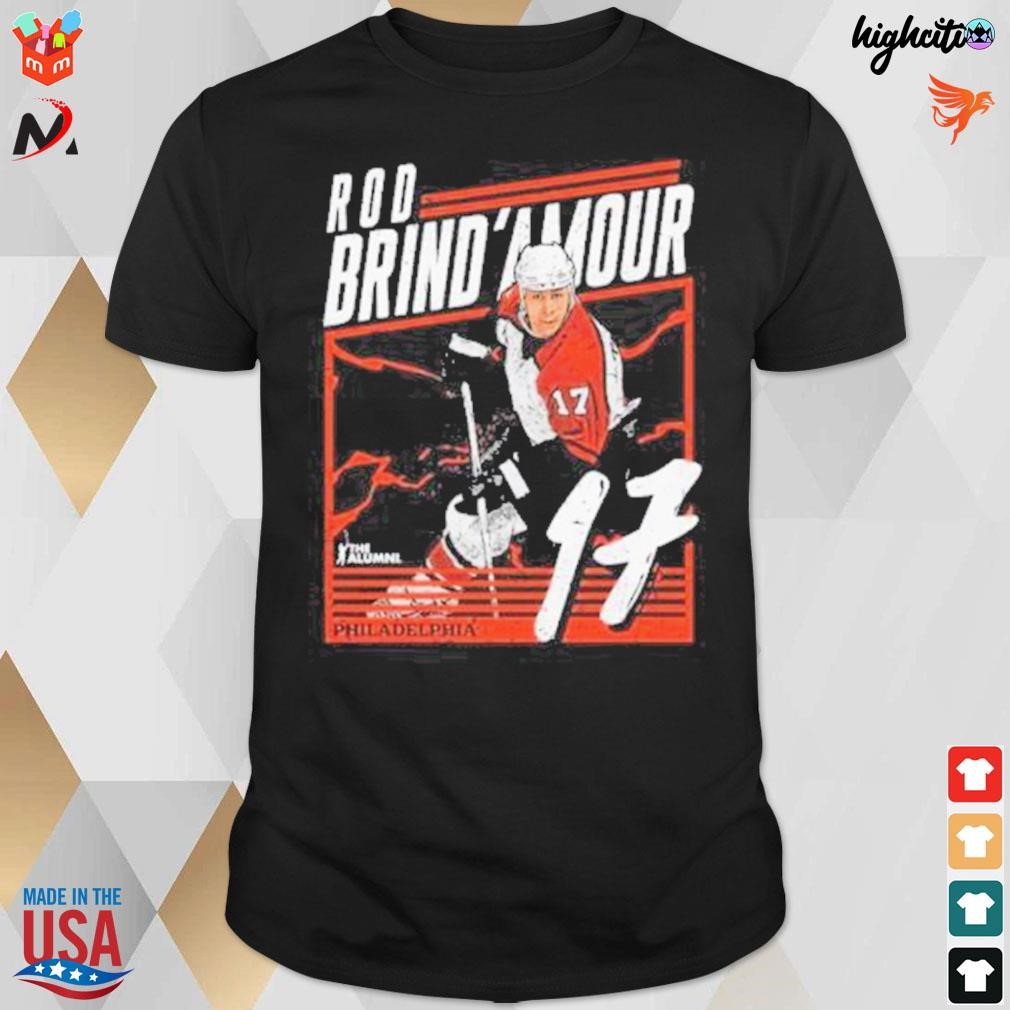 Rod Brind'Amour 17 Philadelphia flyers power t-shirt