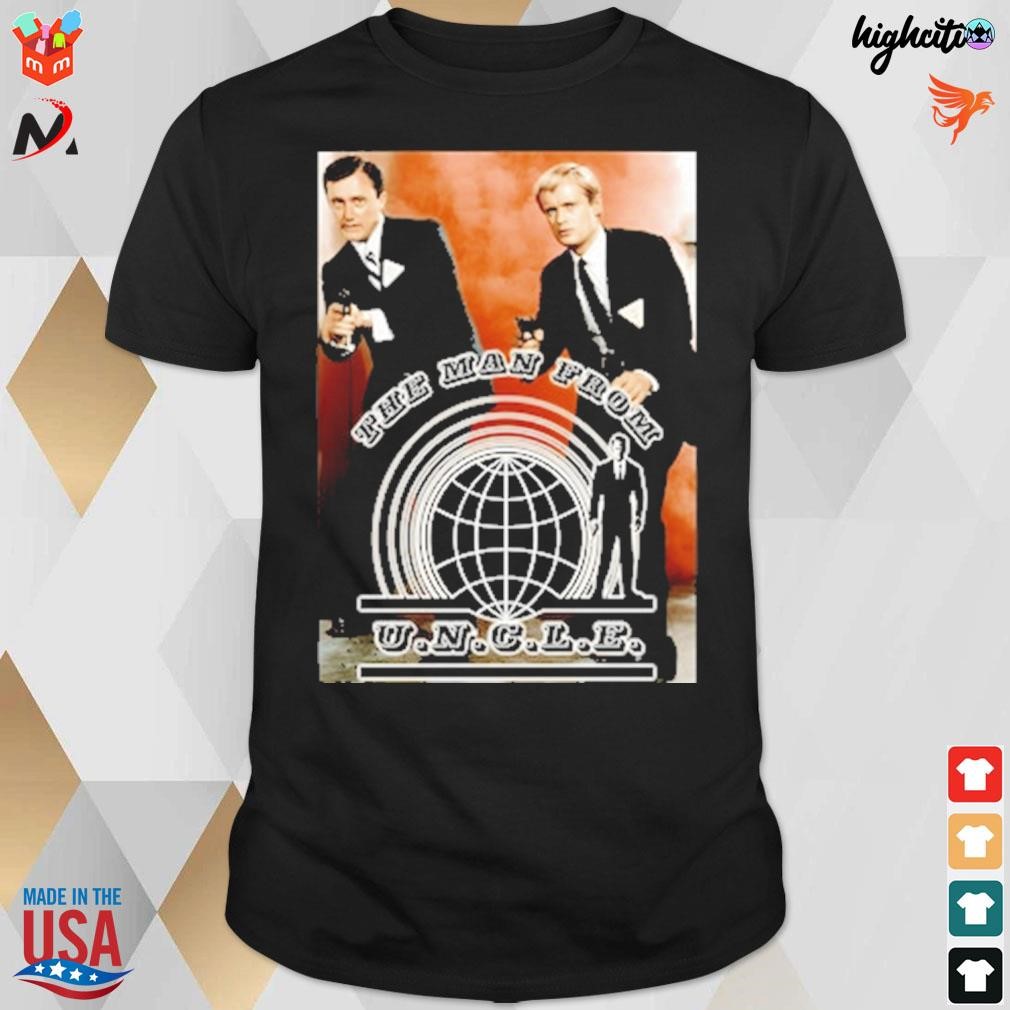 The man from uncle Napoleon Solo and David McCallum t-shirt