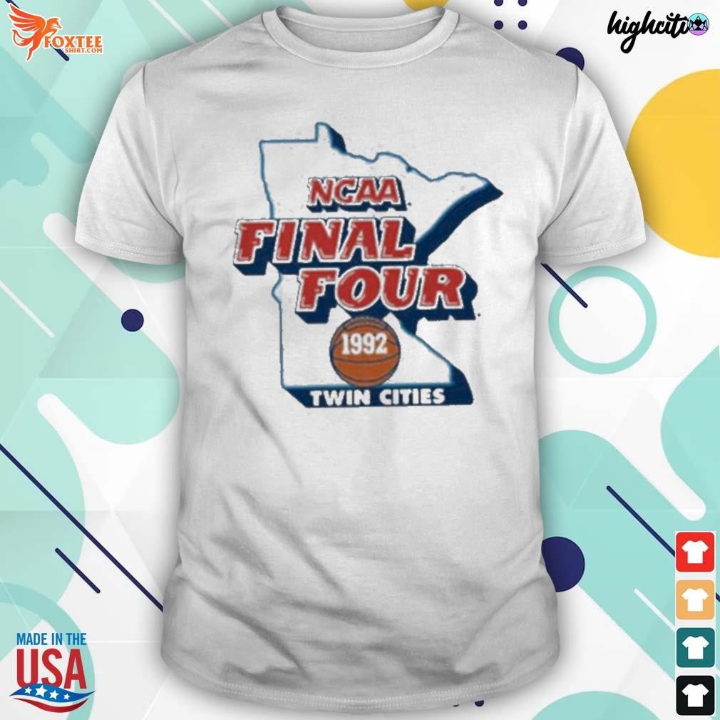 1992 ncaa final four twin cities vintage t-shirt